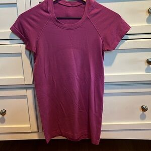 Lululemon swiftly tech short sleeve tee. Excellent condition. Berry color
